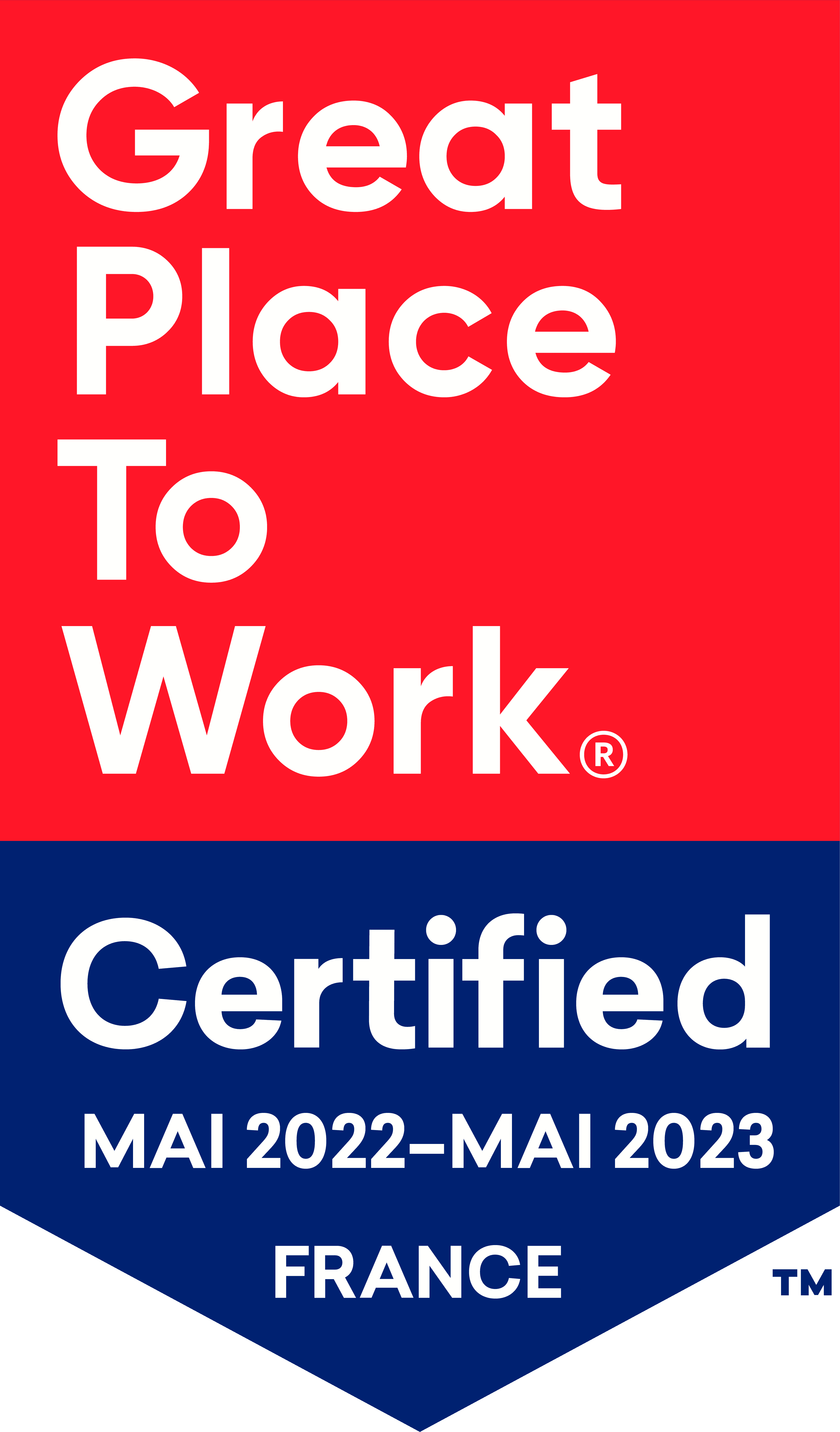 Certificat Great Place To Work